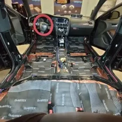 Audi 2010 Quatro ses yalıtım sonrası zemin ikinci katman